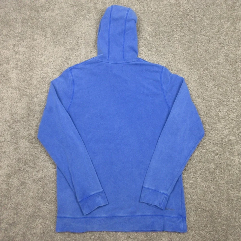 Jordan Sweater Mens Medium Blue Acid Wash Jump‎ Man Pullover Hoodie Sweatshirt